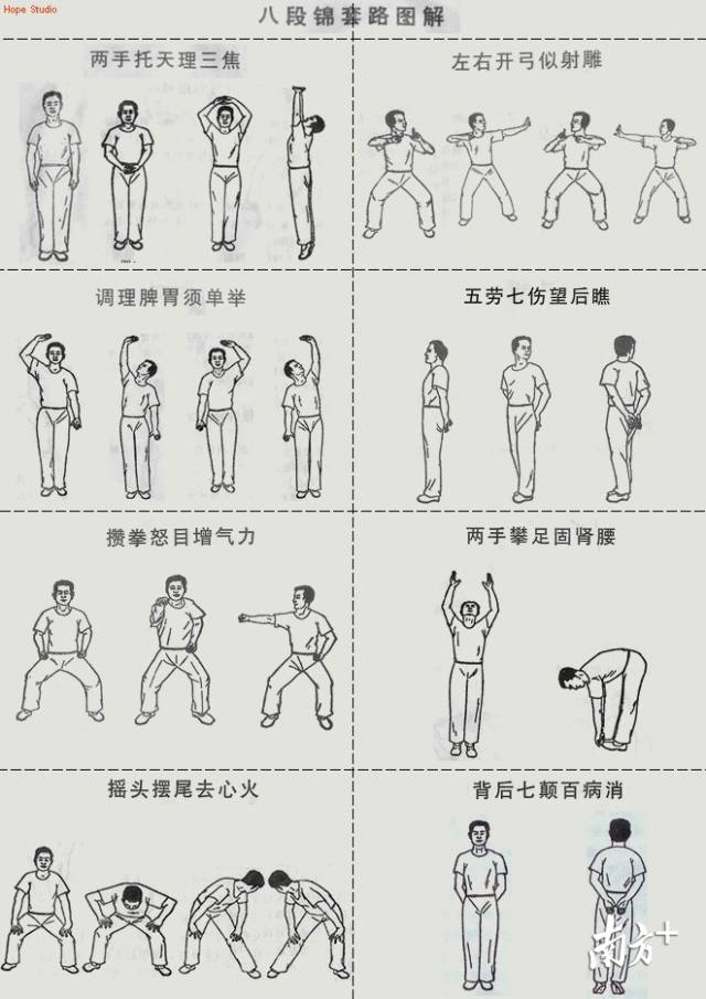 附"八段锦"练习视